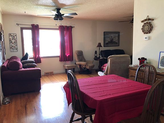 Dining and living areas