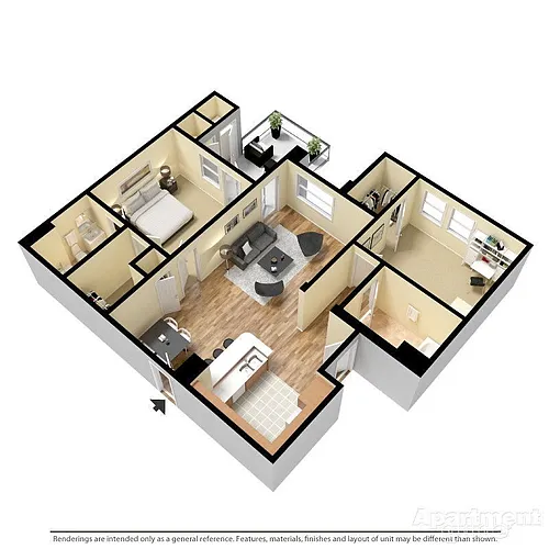 Floor plan Cezanne