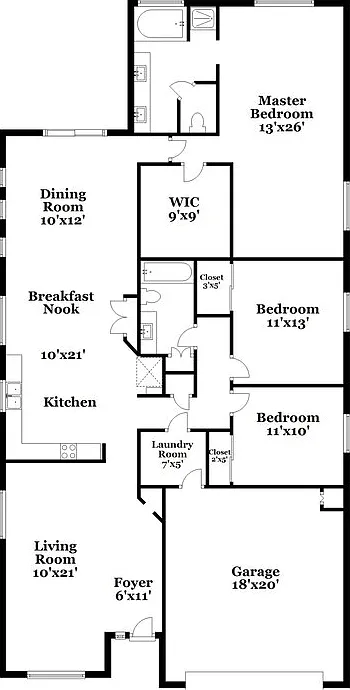 3 bed, 2.0 bath, 1869 sqft, $2,390 — Photo 2