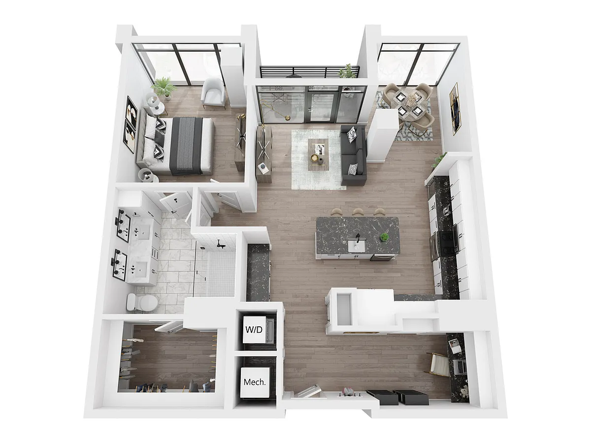 Floor plan Penthouse - F1