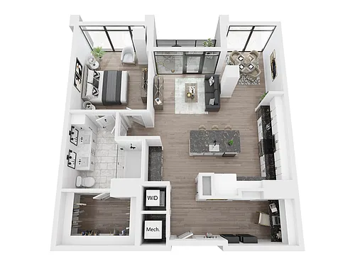 Floor plan Penthouse - F1