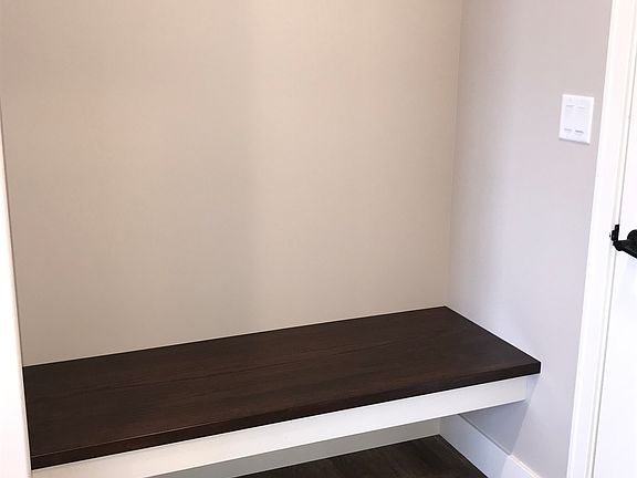 Drop zone off garage entry.