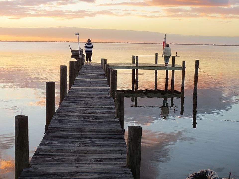 Dock at sunset