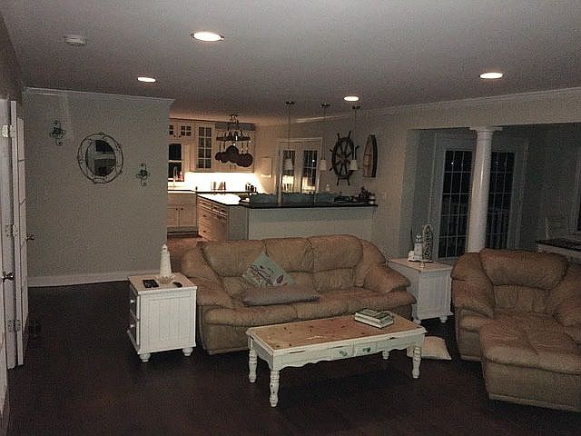 Open floor plan with views