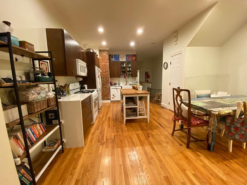 Living room and kitchen