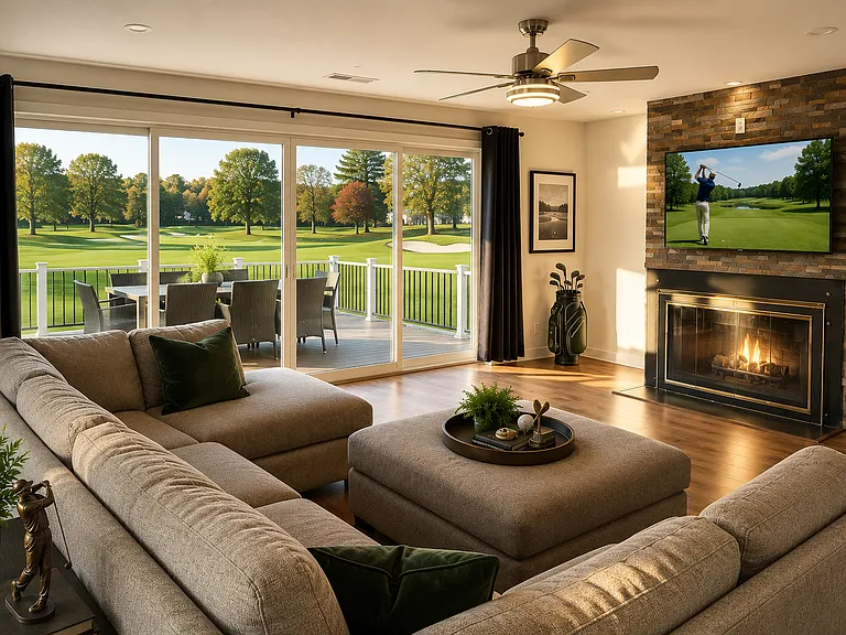 Livingroom & Fireplace