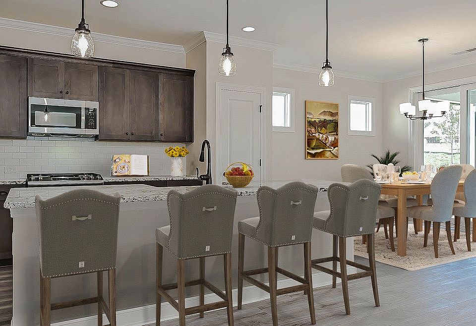 Virtually Staged Kitchen Dining