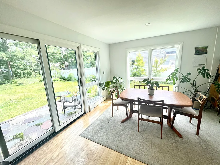 Dining area in open concept main floor.