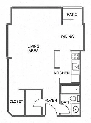 Floor plan Studio