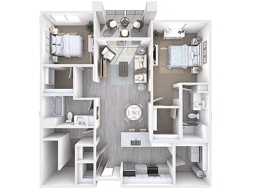 Floor plan B4A with Attached Garage