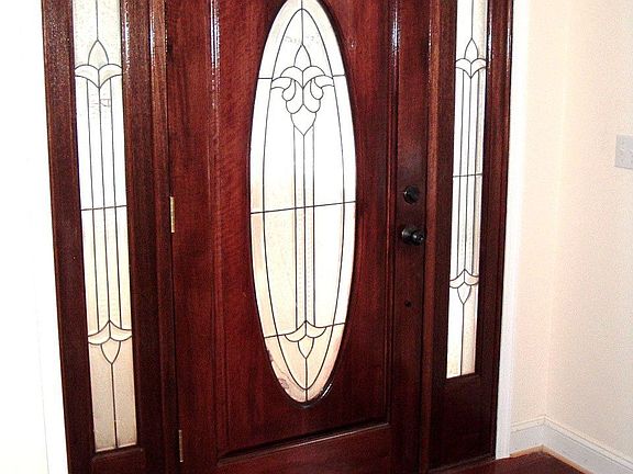 Front door view from foyer