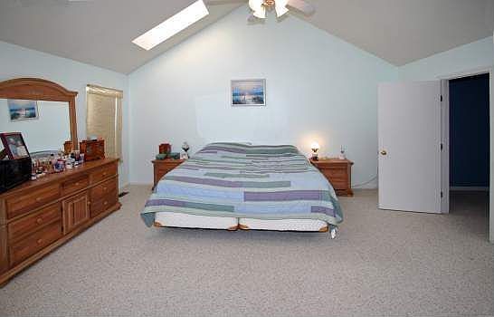 Master Bedroom w/ Vaulted Ceiling