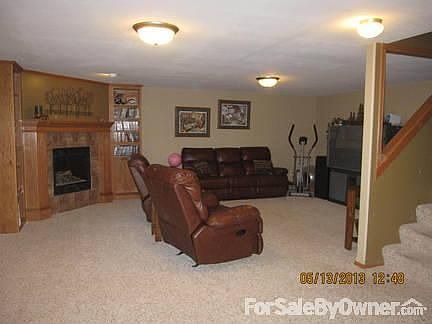 Kitchen with island.