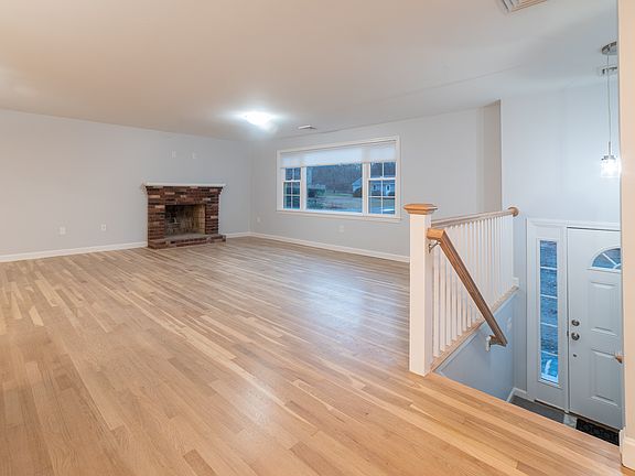 living area next to kitchen