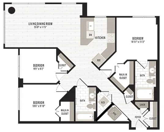 Floor plan D1