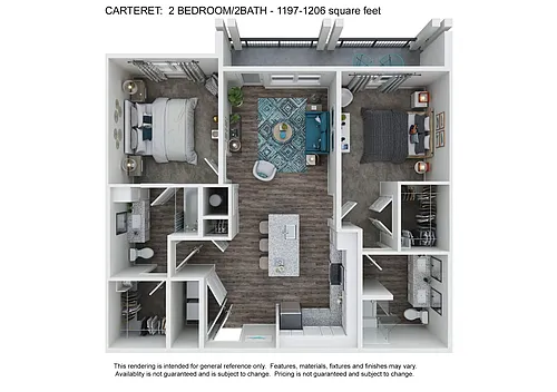 Floor plan B1 - Carteret