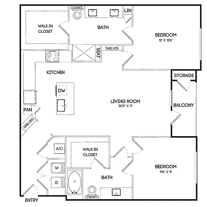Floor plan Willow