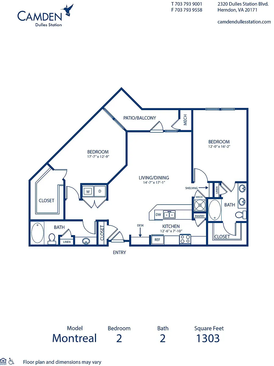 Floor plan Montreal