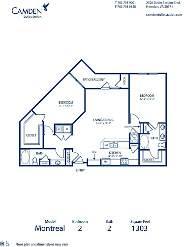 Floor plan Montreal