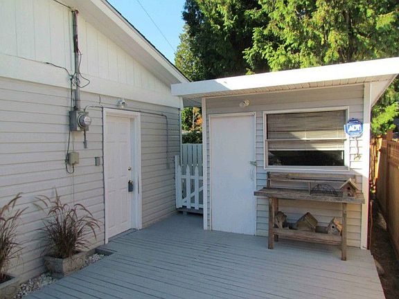 This great tool shed is perfect for hobbies or storage.