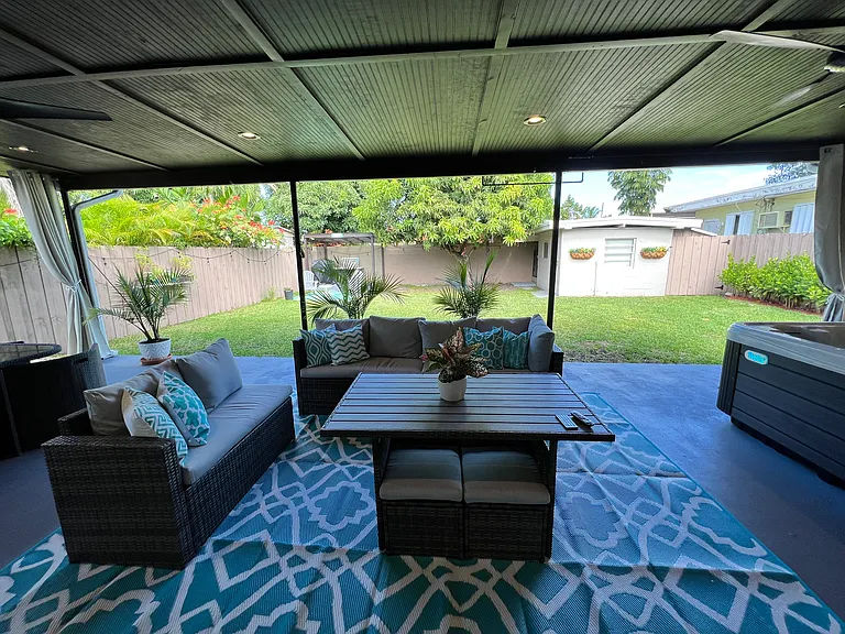 Outdoor covered patio