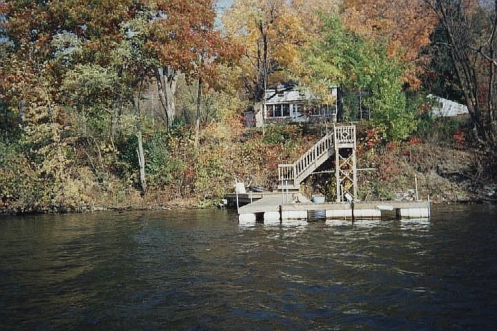 dock and house