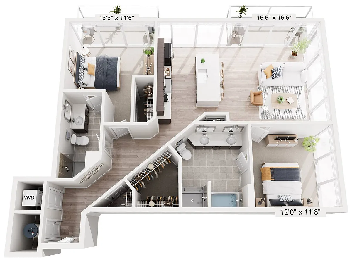 Floor plan 2B
