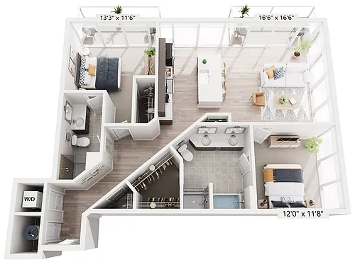 Floor plan 2B