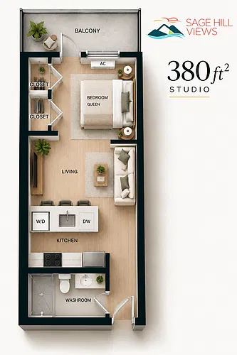 Floor plan Studio Plus