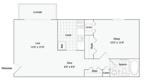Floor plan Alexandria