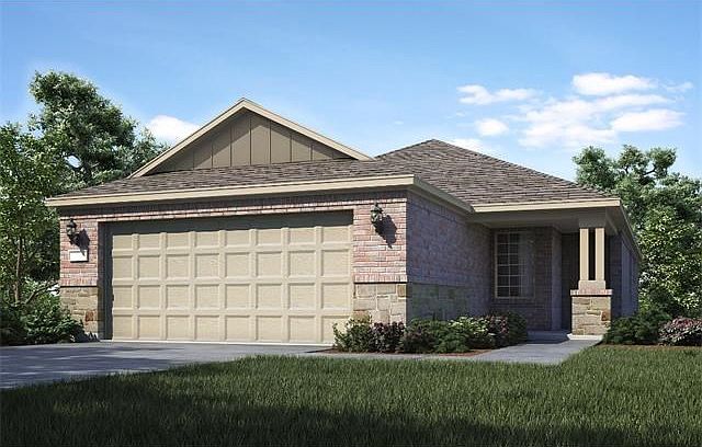 Sun City Texas, Taft Street-C elevation, Rendering