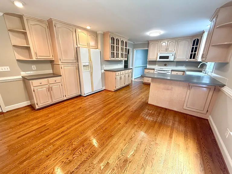Looking at Kitchen from Breakfast Area