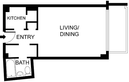 Floor plan Studio C