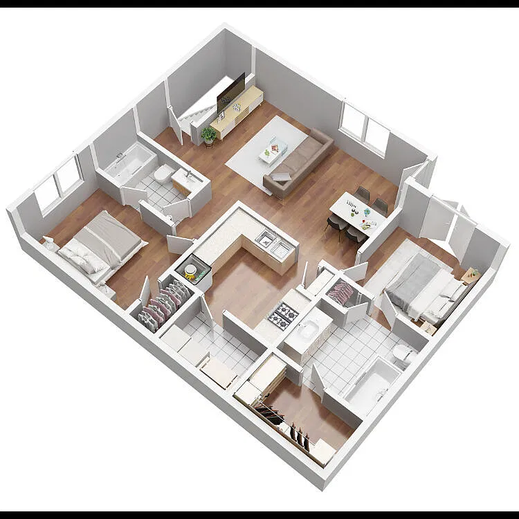 Floor plan B7