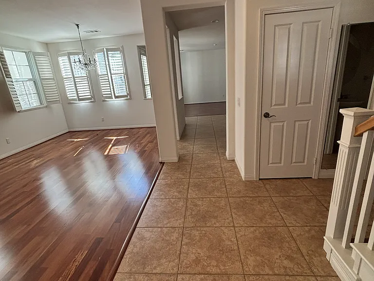 entry, coat closet & living/dining