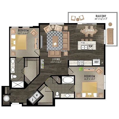 Floor plan B12