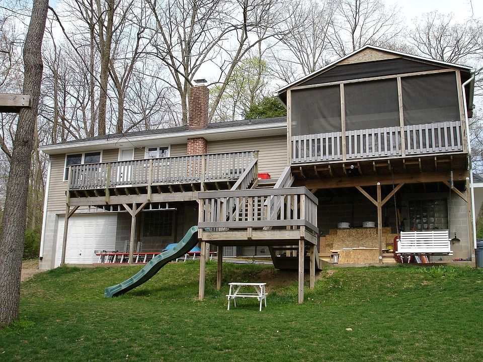 Rear view of house