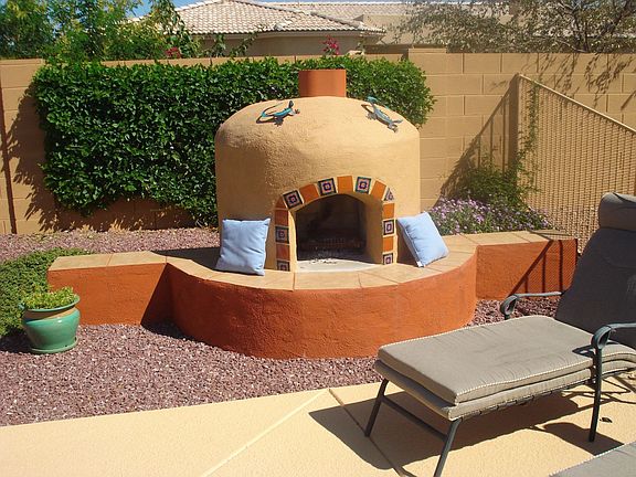 Kiva fireplace