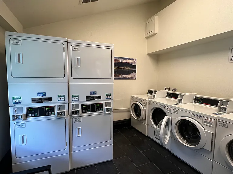 large laundry on site