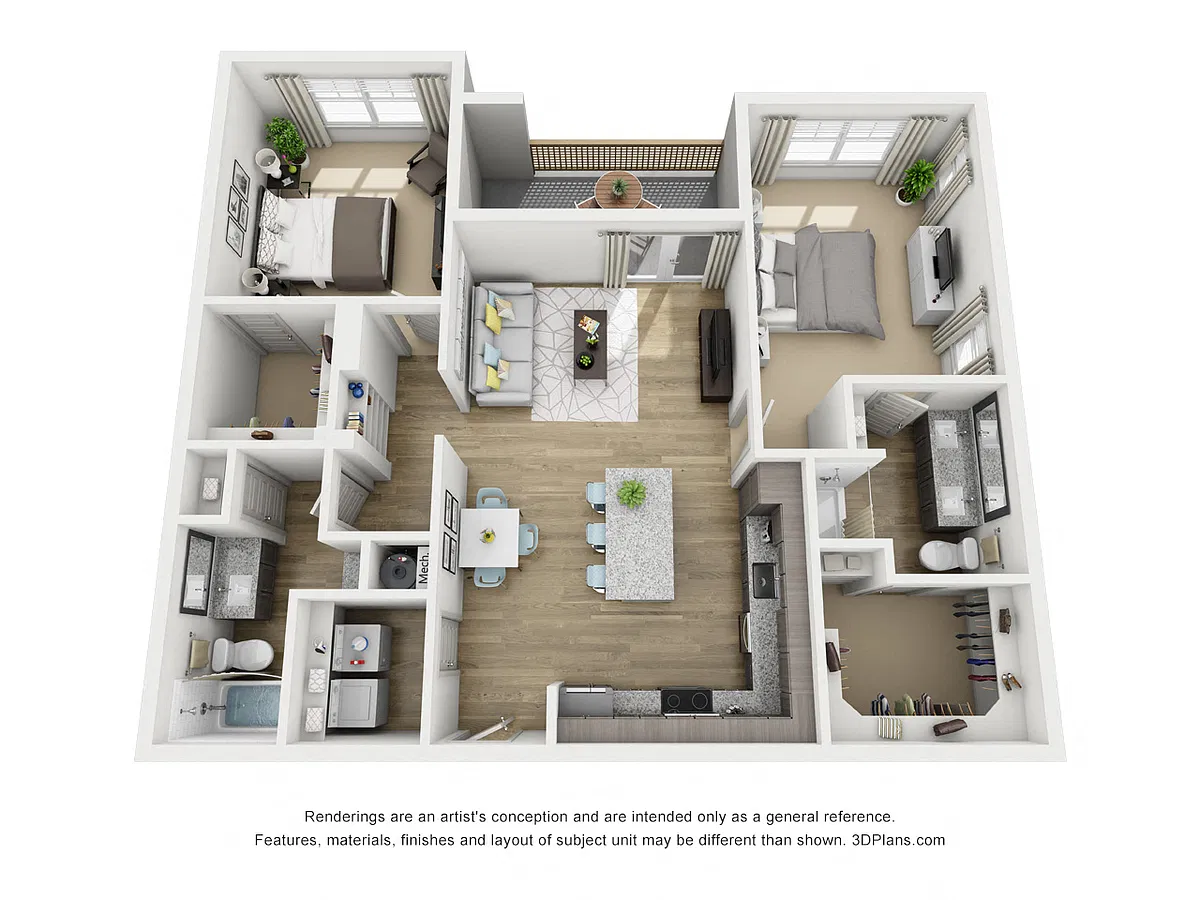 Floor plan B2B-P