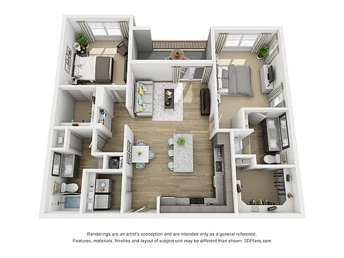 Floor plan B2B-P