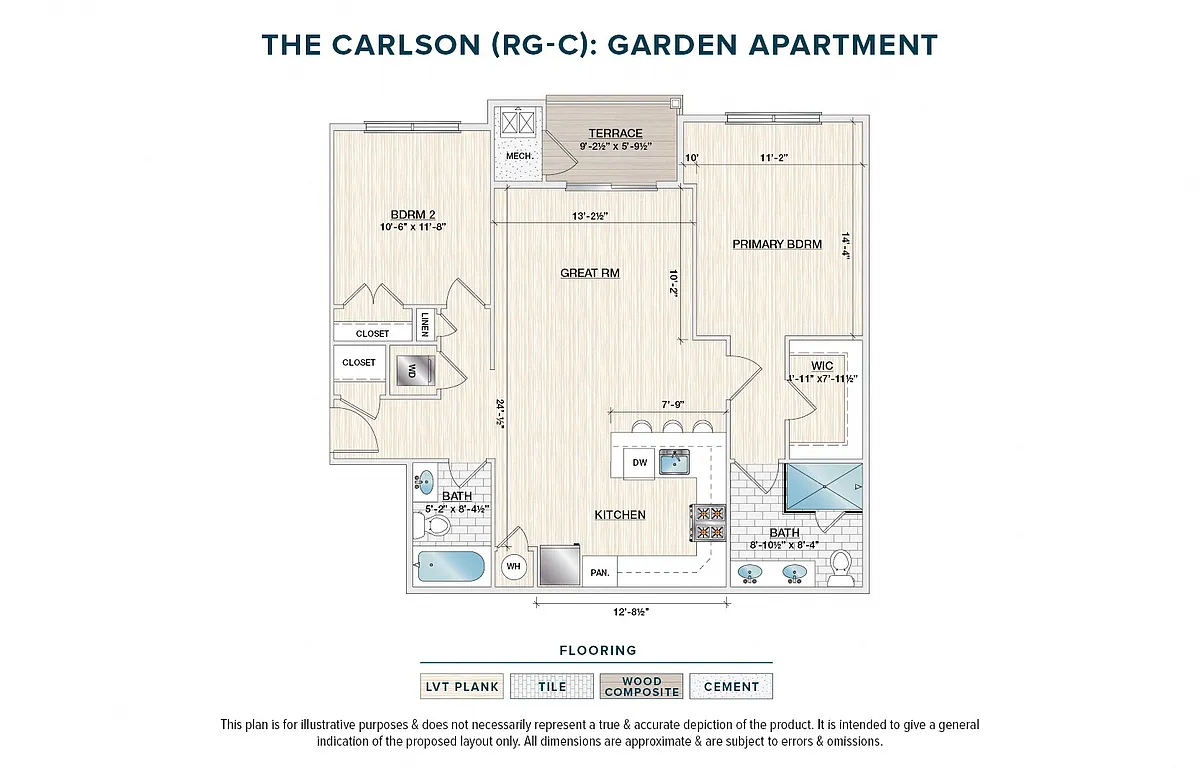 Floor plan The Carlson (RG-C)