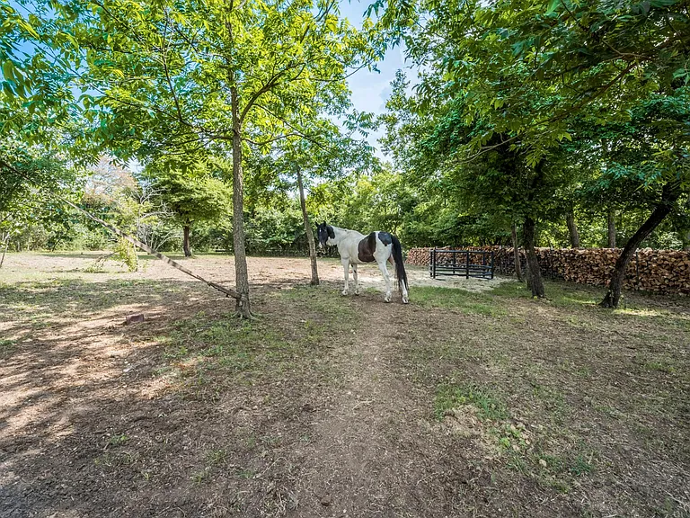 Property overlooks fenced pasture