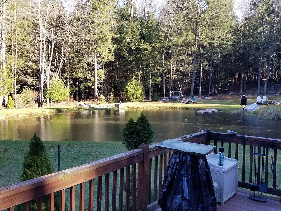 From the deck.