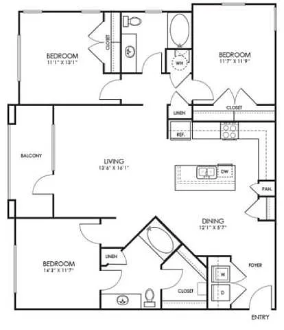 Floor plan C1