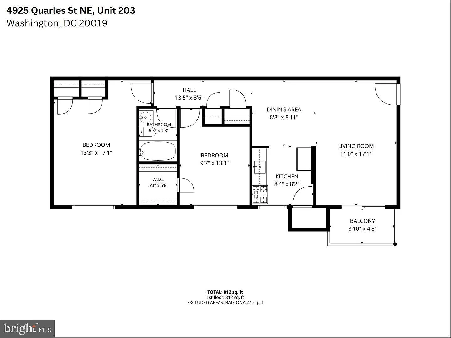 1 bed, 1.0 bath, $1,350 — Photo 3