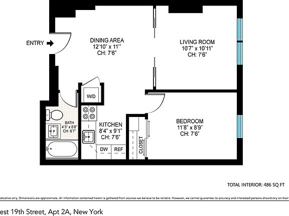 2nd image of 328 W 19th St APT 4A
