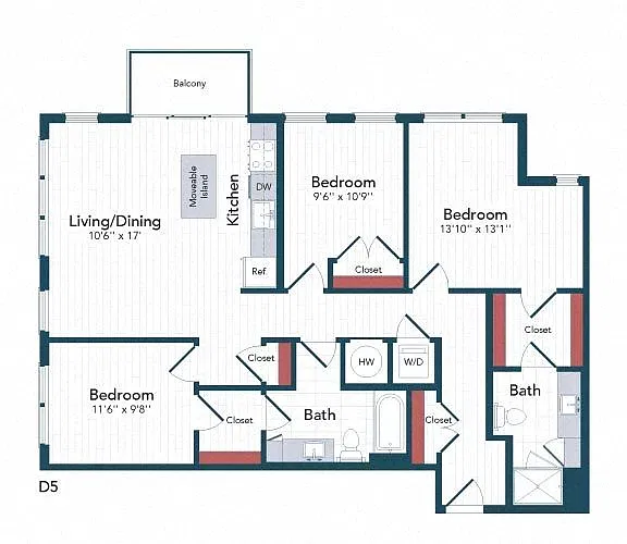 Floor plan D5