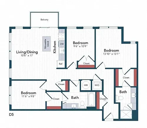 Floor plan D5