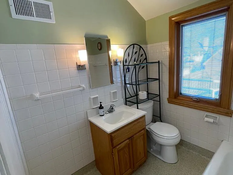 Second floor bathroom vanity